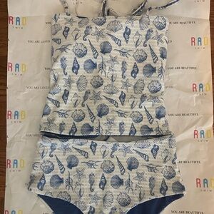 Reversible Saylor tankini set from RAD Swim size small